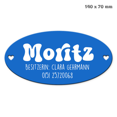 Tür- und Boxenschild "Oval"